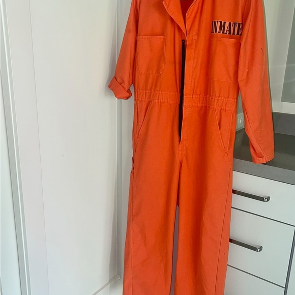 HALLOWEEN COSTUME- PRISON UNIFORM & accessories - Picture 13 of 13